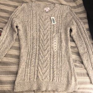 Grey Knit Sweater